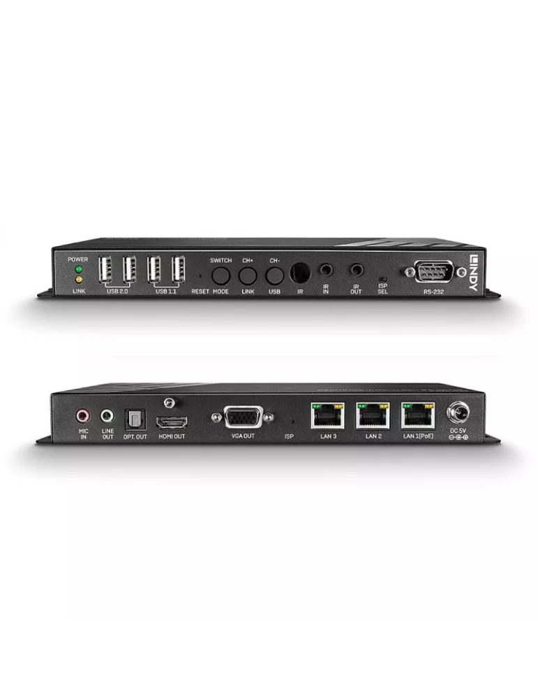LINDY 38267 : Récepteur HDMI 4K & USB sur IP