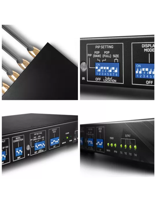 LINDY 38161  Flexible Video Wall Scaler LINDY LIN38161 | MusicGoodDeal