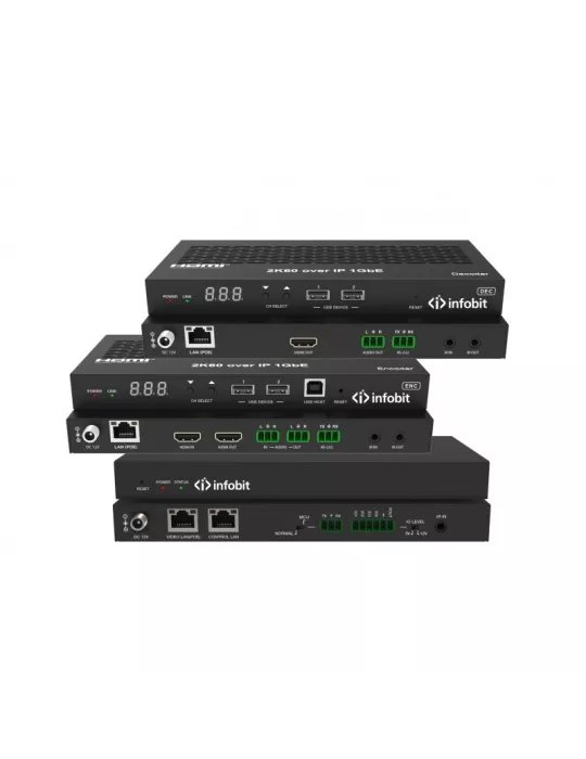INFOBIT ISWITCH265R Switcher Receiver (Decoder) Infobit - iSwitch 265T H.265 2K60 AV über IP INFOBIT INFISWITCH265R | MusicGoo