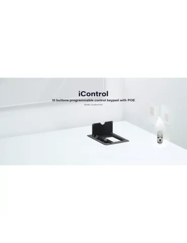 INFOBIT ICTRLK10US Control Keyboard Plate US 10 programmable buttons Infobit iControle K10-US INFOBIT INFICTRLK10US | MusicGoo 2