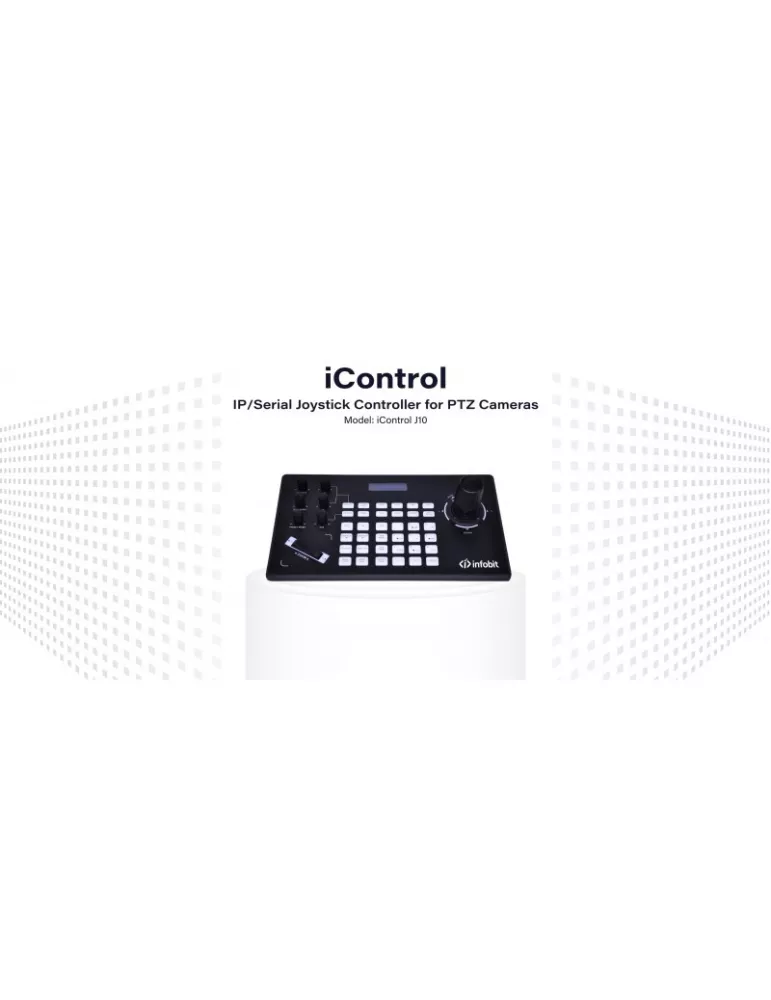 INFOBIT ICTRLJ10 Joystick de control de cámaras PTZ- iControl J10 INFOBIT INFICTRLJ10 | MusicGoodDeal