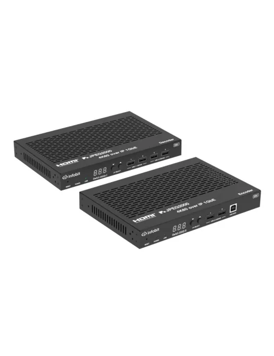 INFOBIT ISWITCH2000DR Switch receiver over IP iSwitch 2000D-R HDMI 4K60 JPEG 2000 AV KVM Dante INFOBIT INFISWITCH2000DR | Musi