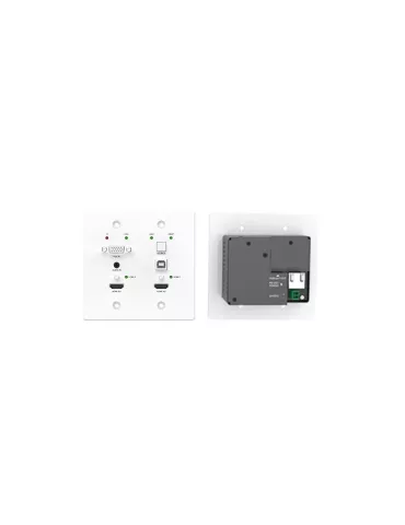 INFOBIT WP200KIT Kit extender HDBaseT Platine murale HDMI & VGA & USB (40m/4K)  WP200-KIT