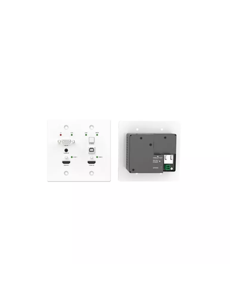 INFOBIT WP200KIT Infobit HDBaseT Wallplate Kit - WP200 Kit (Transmitter   Receiver) INFOBIT INFWP200KIT | MusicGoodDeal