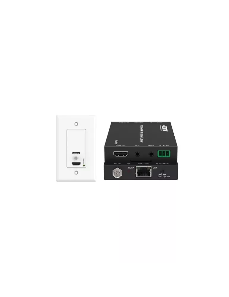 INFOBIT WP70T HDBaseT Wallplate - WP70-T (70m en 1080p   40m en 4K) INFOBIT INFWP70T | MusicGoodDeal