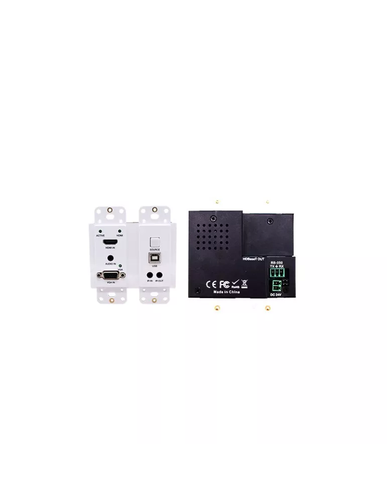 INFOBIT WP210T Transmetteur HDBaseT Platine murale HDMI (40m/4K ou 70m/1080P)  WP210-T