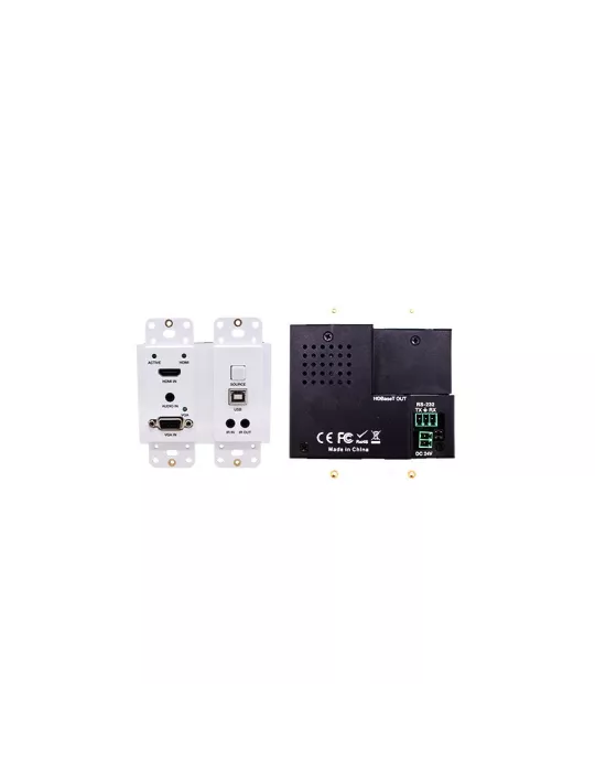 INFOBIT WP210T Transmetteur HDBaseT Platine murale HDMI (40m/4K ou 70m/1080P)  WP210-T