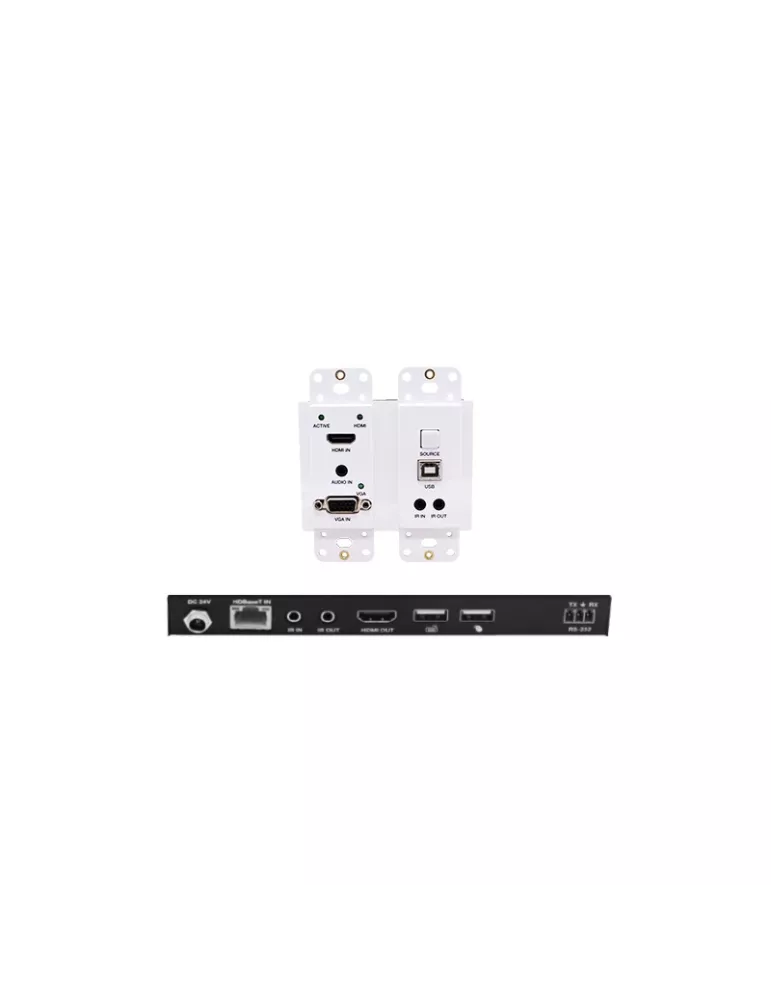 INFOBIT WP210T Transmetteur HDBaseT Platine murale HDMI (40m/4K ou 70m/1080P)  WP210-T