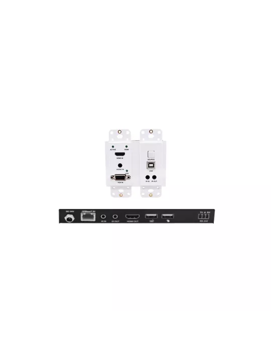 INFOBIT WP210T Transmetteur HDBaseT Platine murale HDMI (40m/4K ou 70m/1080P)  WP210-T