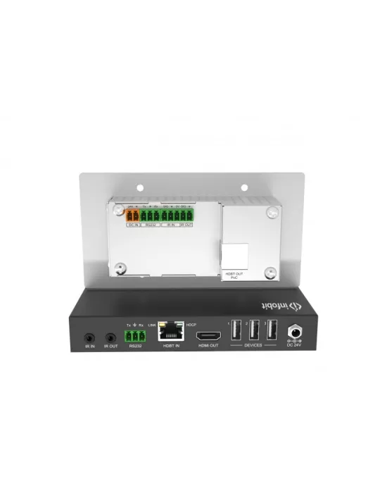INFOBIT WP301KIT Kit Extender HD BaseT Emetteur Plaque murale + Boitier Récepteur Infobit WP301 KIT