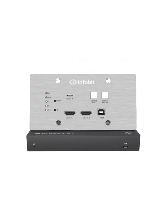 INFOBIT WP301KIT Kit Extender HD BaseT Transmitter Wall plate   Receiver box Infobit WP301 KIT INFOBIT INFWP301KIT | MusicGood