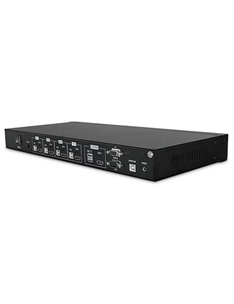 LINDY 32329 : Switch KVM Pro HDMI 4K Quad View 4 ports