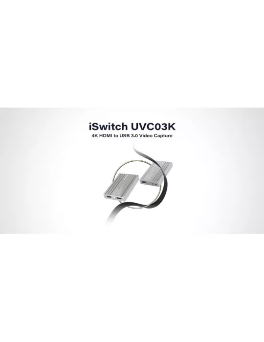 INFOBIT iSWITCHUVC03K - iSwitch UVC03K - Übertragung von 4K60 HDMI auf USB 3.0 und 4K30 USB-Recorder INFOBIT INFiSWITCHUVC03K