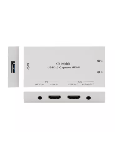 INFOBIT iSWITCHUVC03 - iSwitch UVC03 - 4K60 HDMI to USB 3.0 transfer and 1080p USB recorder INFOBIT INFiSWITCHUVC03 | MusicGoo 2