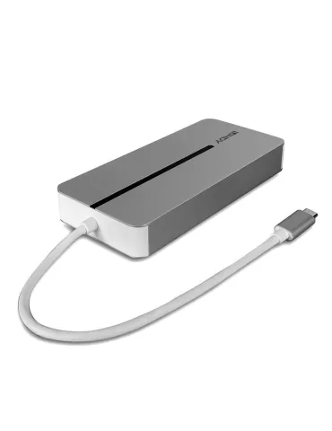 LINDY 43360 Lindy DST-Mx Duo Mini USB-C Docking Station für Laptop MacBook mit 4K-Unterstützung auf zwei Bildschirmen und 100W 2