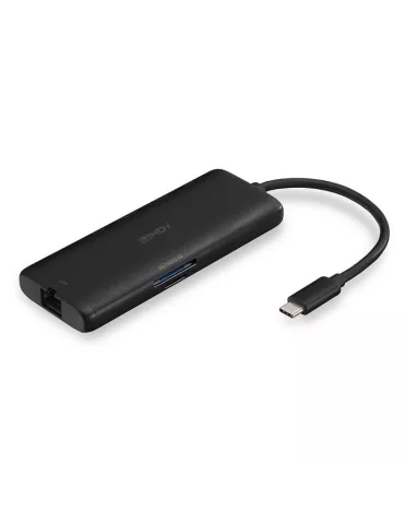 LINDY 43358 Lindy DST-Mini Mini Docking Station USB C para portátil con resolución 4K y carga de 100 W LINDY LIN43358 | MusicG