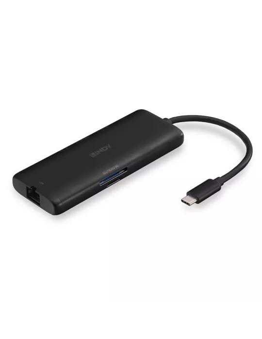 LINDY 43358 Lindy DST-Mini Mini Docking Station USB C for Laptop with 4K resolution and 100W charge LINDY LIN43358 | MusicGood