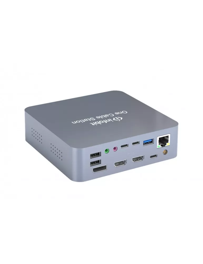 INFOBIT OCS181 iTrans One Cable Station (OCS) HUB de conexión 4K 18 en 1 - OCS 181 INFOBIT INFOCS181 | MusicGoodDeal