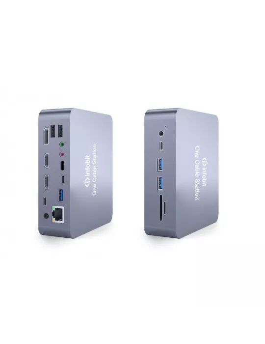 INFOBIT OCS181 4K iTrans One Cable Station (OCS) 18-in-1 Verbindungs-HUB - OCS 181 INFOBIT INFOCS181 | MusicGoodDeal