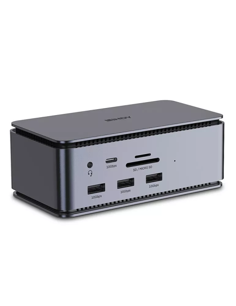 LINDY 43372 Lindy  DST-Pro USB4 Docking Station USB-C 8K pour Laptop