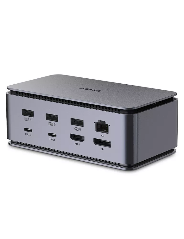 LINDY 43372 Lindy DST-Pro USB4 Docking Station USB-C 8K for Laptop LINDY LIN43372 | MusicGoodDeal