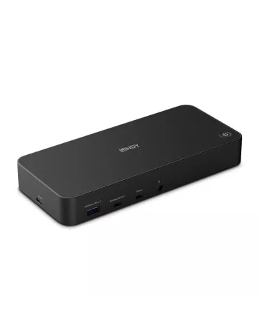 LINDY 43366 Lindy DST-Pro Universal Docking Station Hybrid USB Type C and Type A for Laptop with 3x4K support (DP or HDMI ) LI