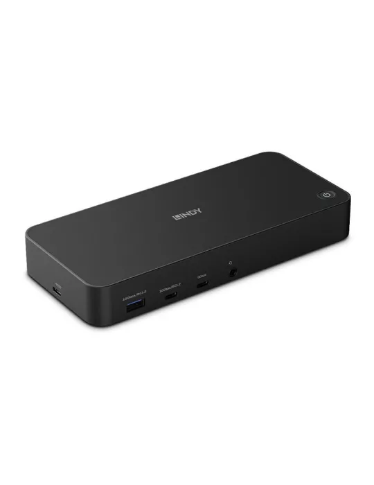 LINDY 43366 Lindy DST-Pro Universal Docking Station Hybrid USB Type C and Type A for Laptop with 3x4K support (DP or HDMI ) LI
