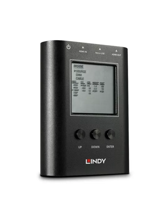 LINDY 32675 : Générateur et analyseur de signal HDMI 2.0 18G