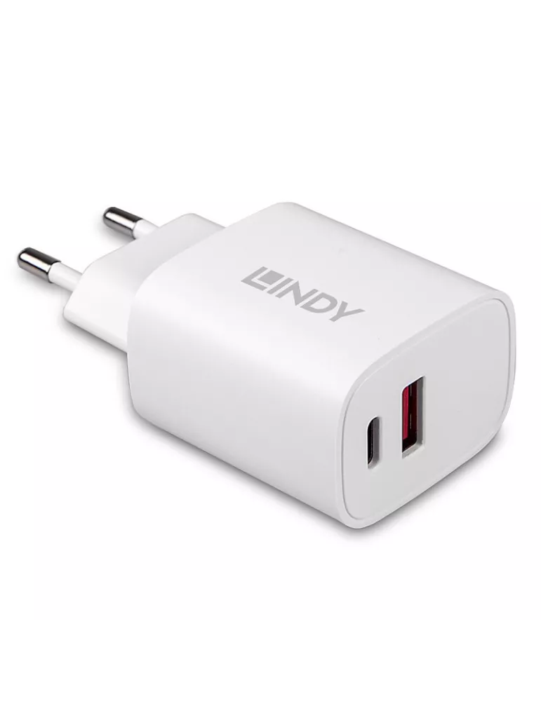 LINDY 73413 Cargador USB Lindy Tipo A   C 20W LINDY LIN73413 | MusicGoodDeal