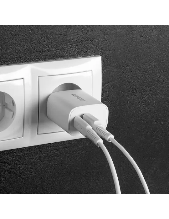 LINDY 73413 Lindy  Chargeur USB Type A & C 20W