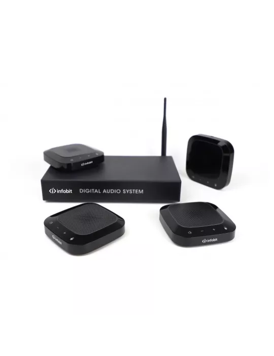 INFOBIT ISPKM800 Drahtloses Kaskadenmikrofonset mit Kugelcharakteristik Infobit iSpeaker M800 INFOBIT INFISPKM800 | MusicGoodD
