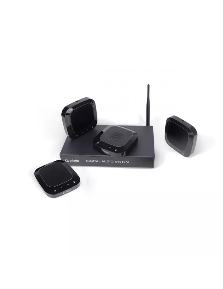 INFOBIT ISPKM800 Wireless omnidirectional cascade microphone kit Infobit iSpeaker M800 INFOBIT INFISPKM800 | MusicGoodDeal