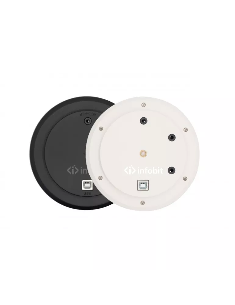 INFOBIT ISPKM700 Microphone omnidirectionnel numérique avec suivi intelligent de la voix