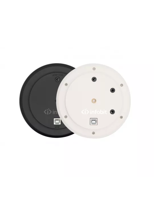 INFOBIT ISPKM700 Microphone omnidirectionnel numérique avec suivi intelligent de la voix