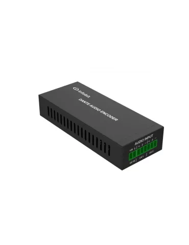 INFOBIT DPT22 Transmisor Encodificador de audio analógico DANTE - iTrans DP-T-22 con POE y puerto Phoenix INFOBIT INFDPT22 | M