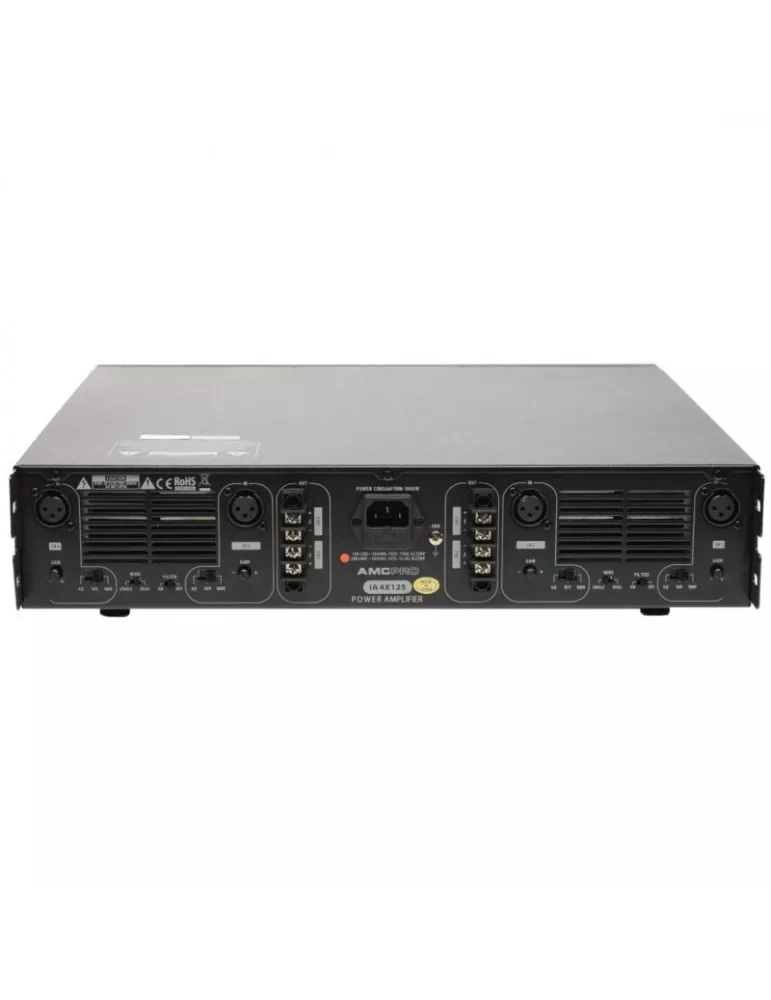 AMC iA4X125 Amplificateur installation  iA4x125 avec 4 canaux pour 100V 70V et 4O