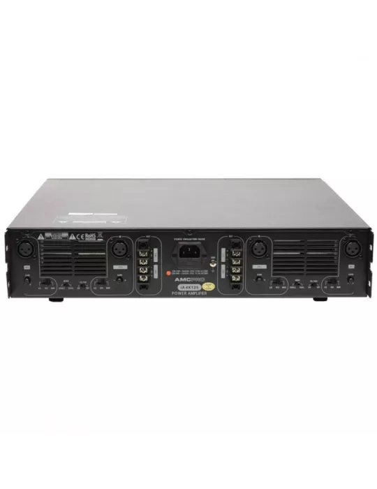 AMC iA4X125 iA4x125 installation amplifier with 4 channels for 100V 70V and 4O AMC AMCiA4X125 | MusicGoodDeal