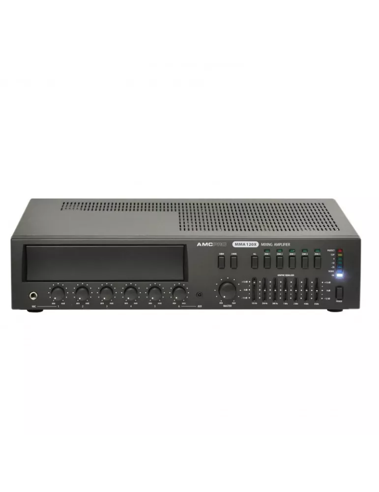 AMC MMA120X Amplificador mezclador de 5 zonas 120W RMS AMC AMCMMA120X | MusicGoodDeal