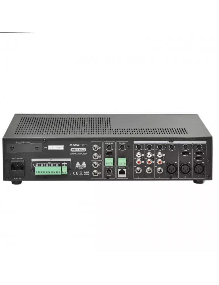 AMC MMA120X 5-zone mixing amplifier 120W RMS AMC AMCMMA120X | MusicGoodDeal