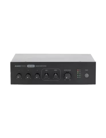 AMC MA30X 30W Mixer Amplifier Black 100V outputs and low impedances (4Ω and 8Ω) AMC AMCMA30X | MusicGoodDeal