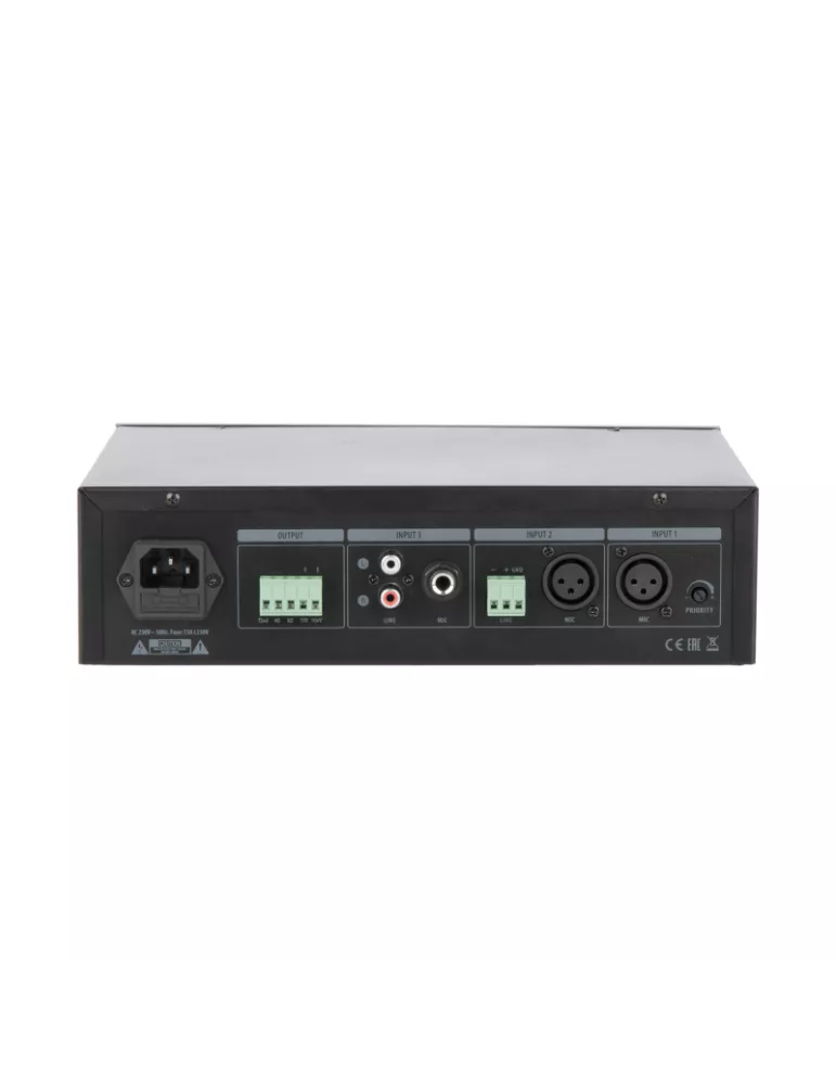 AMC MA30X Amplificateur mélangeur 30W   Noir sorties 100V et basses impédances (4Ω et 8Ω)
