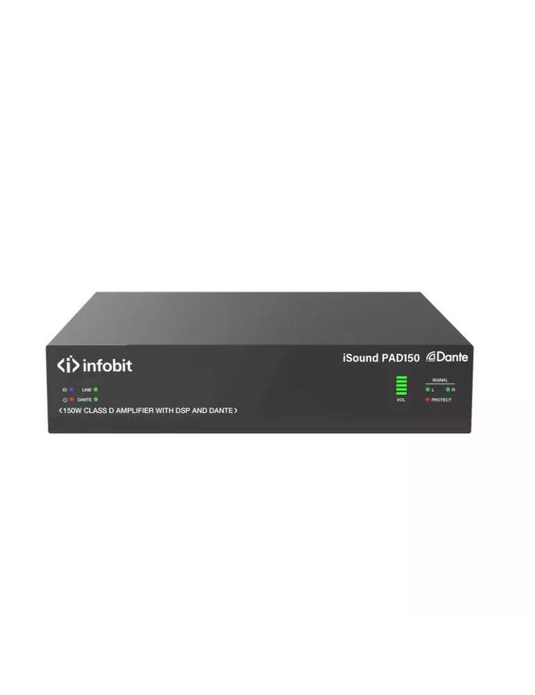 INFOBIT ISOUNDPAD150 Amplificateur de classe D 150 W Dante  iSound PAD150