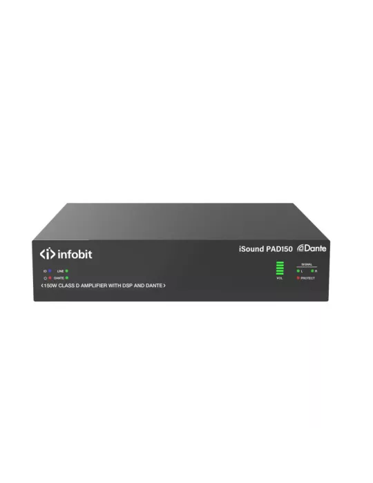 INFOBIT ISOUNDPAD150 Amplificateur de classe D 150 W Dante  iSound PAD150