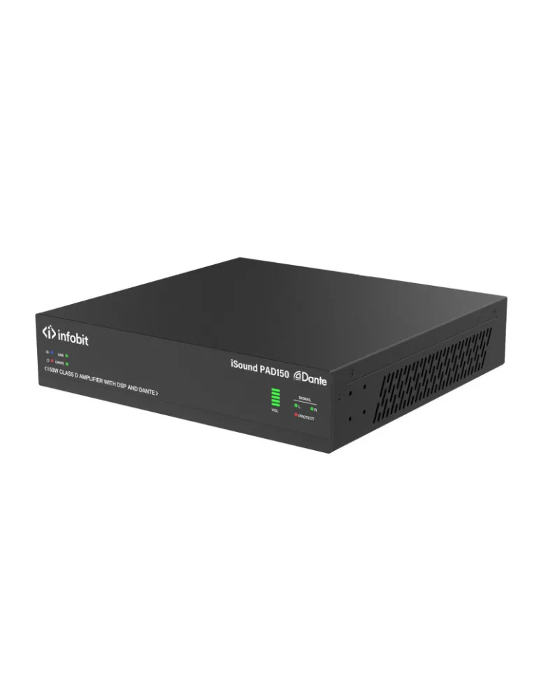 INFOBIT ISOUNDPAD150 Amplificateur de classe D 150 W Dante  iSound PAD150