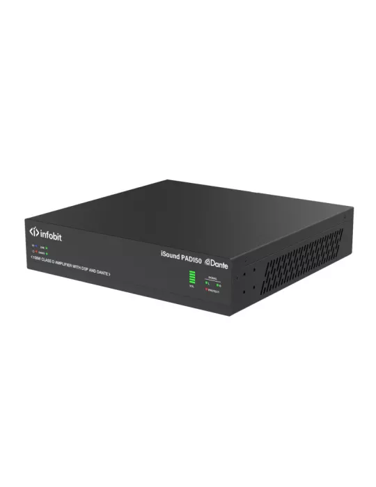 INFOBIT ISOUNDPAD150 Amplificateur de classe D 150 W Dante  iSound PAD150