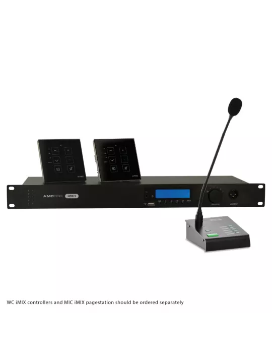 Preamplificador mezclador AMC iMIX5 de 5 zonas AMC AMCiMIX5 | MusicGoodDeal