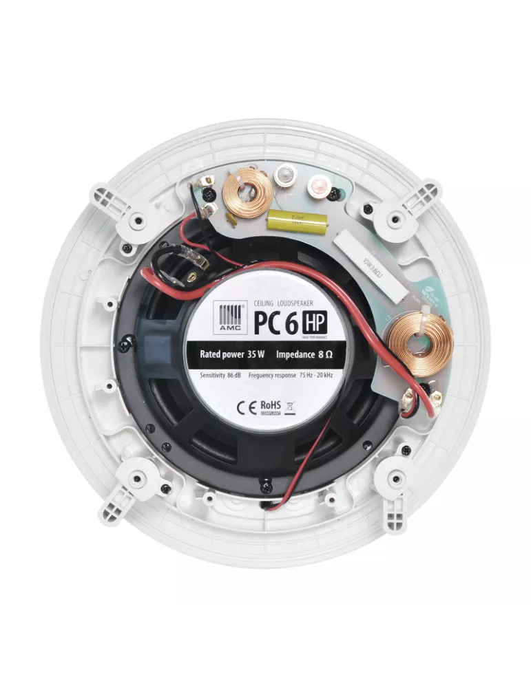 AMC PC6HP Haut-parleur plafond 35W (8?)  PC 6HP Blanc