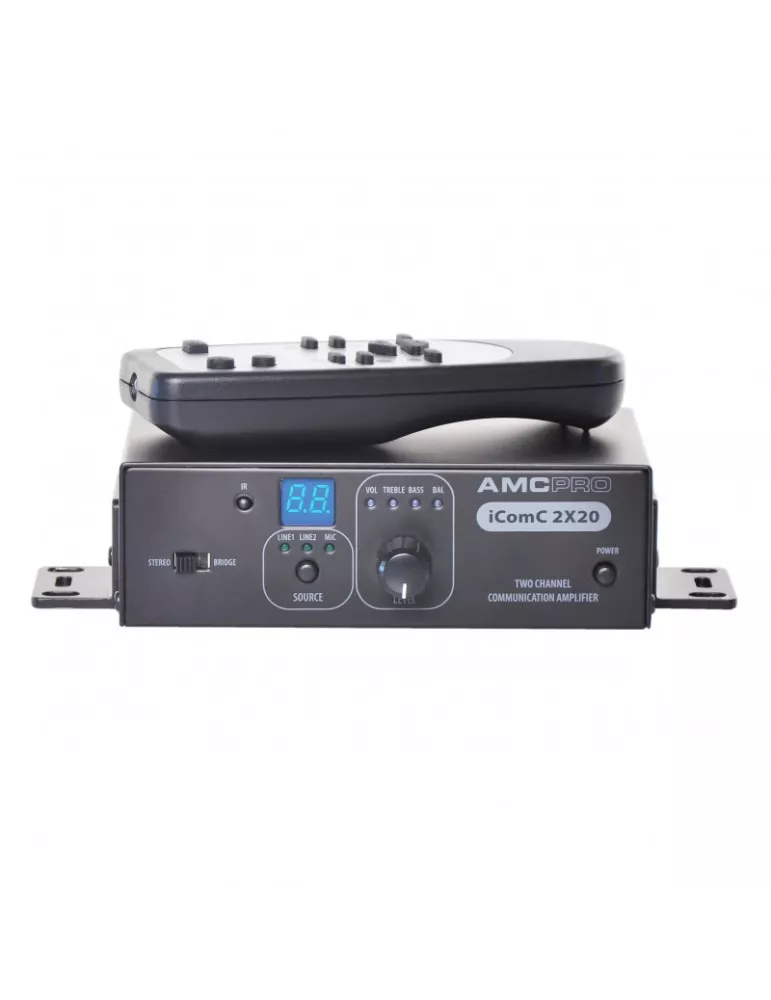 AMC iCOMC2X20 Amplificateur melangeur de communication 2 canaux  iCOMC 2X20