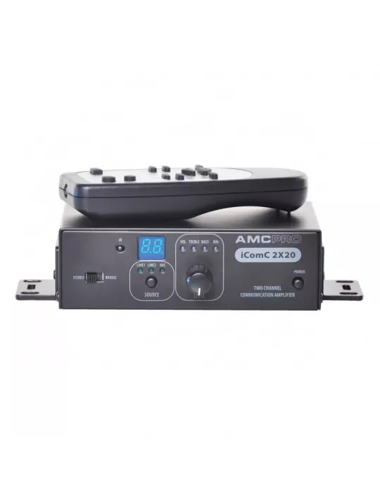 AMC iCOMC2X20 2-channel communication mixer amplifier iCOMC 2X20 AMC AMCiCOMC2X20 | MusicGoodDeal