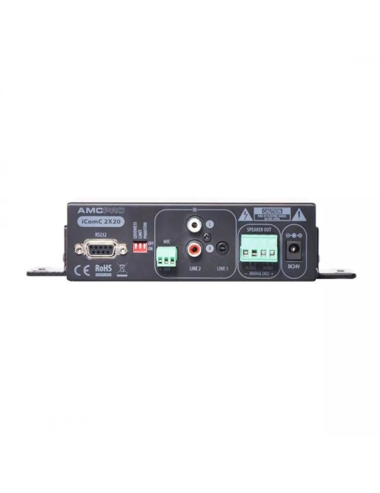 AMC iCOMC2X20 2-channel communication mixer amplifier iCOMC 2X20 AMC AMCiCOMC2X20 | MusicGoodDeal
